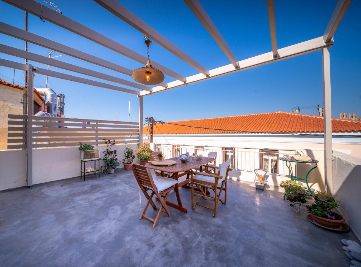 The Roof - Flat Sea View In Aegina Town Apartamento Exterior foto
